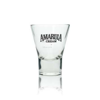 6x Amarula Cream Glas 0,1l Likör Tumbler Gläser...