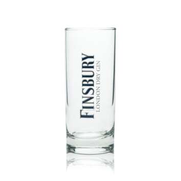 6x Finsbury Gin Glas 0,3l Longdrink London Dry Becher...
