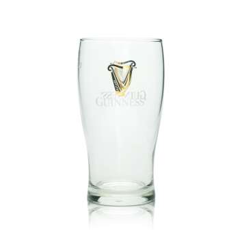6x Guinness Bier Glas 0,4l Tulip Becher Sahm Gläser...