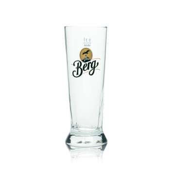 6x Berg Brauerei Bier Glas 0,3l Becher Trapez Rastal Pils...