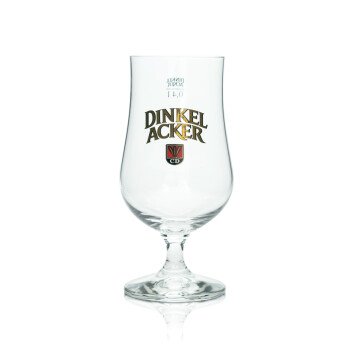 6x Dinkel Acker Bier Glas 0,4l Pokal Toscana Sahm Pils...