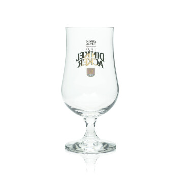 6x Dinkel Acker Bier Glas 0,4l Pokal Toscana Sahm Pils Gläser CD Tulpe Brauerei