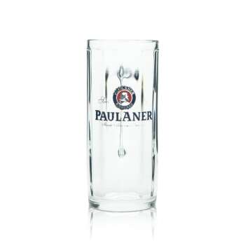 6x Paulaner Bier Glas 0,5l Krug Sahm Seidel Henkel Gläser Humpen Krüge München