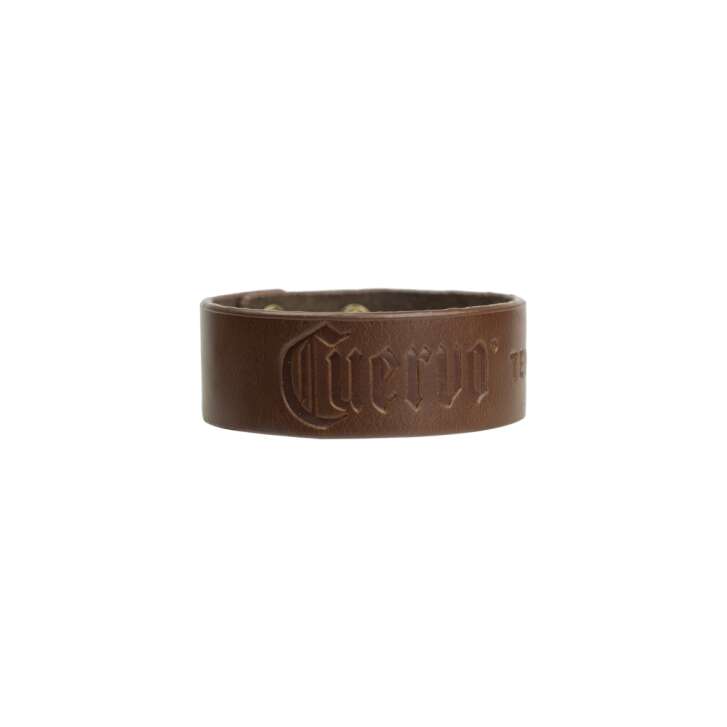 Jose Cuervo Armband Leder Schmuck Leather Wristband Bracelet Geschenk Knopf