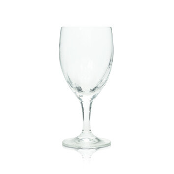 6x Staatl. Fachingen Wasser Glas 0,15l Kelch Relief Ritzenhoff Gläser Trink Bar