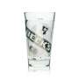6x Becks Bier Glas 0,2l Becher Half Pint Schott Retro Sammler Gläser Tumbler Bar