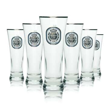 6x Warsteiner Bier Glas 0,3l Alkoholfrei Pokal...