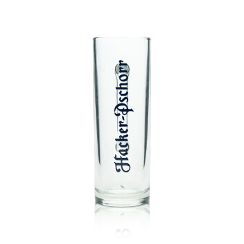 6x Hacker Pschorr Bier Glas 0,3l Krug Sahm Seidel Henkel Gläser Schriftzug Beer