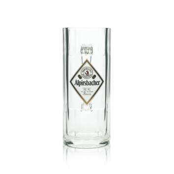 6x Alpirsbacher Bier Glas 0,5l Krug Sahm Seidel Henkel...