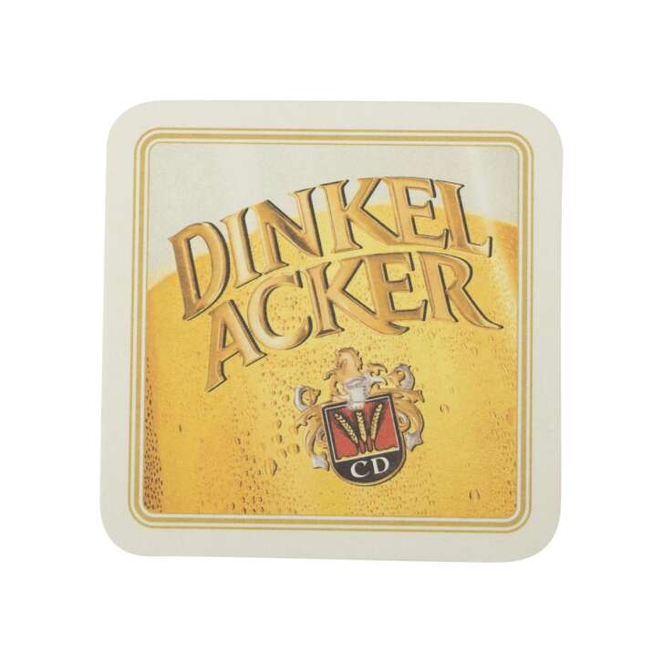 80x Dinkel Acker Bier Bierdeckel 10x10cm gold Untersetzer Gläser Gastro Bar
