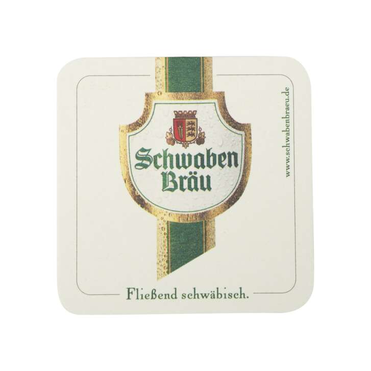 100x Schwabenbräu Bier Bierdeckel 10x10cm Untersetzer Gläser Gastro Tisch Bar
