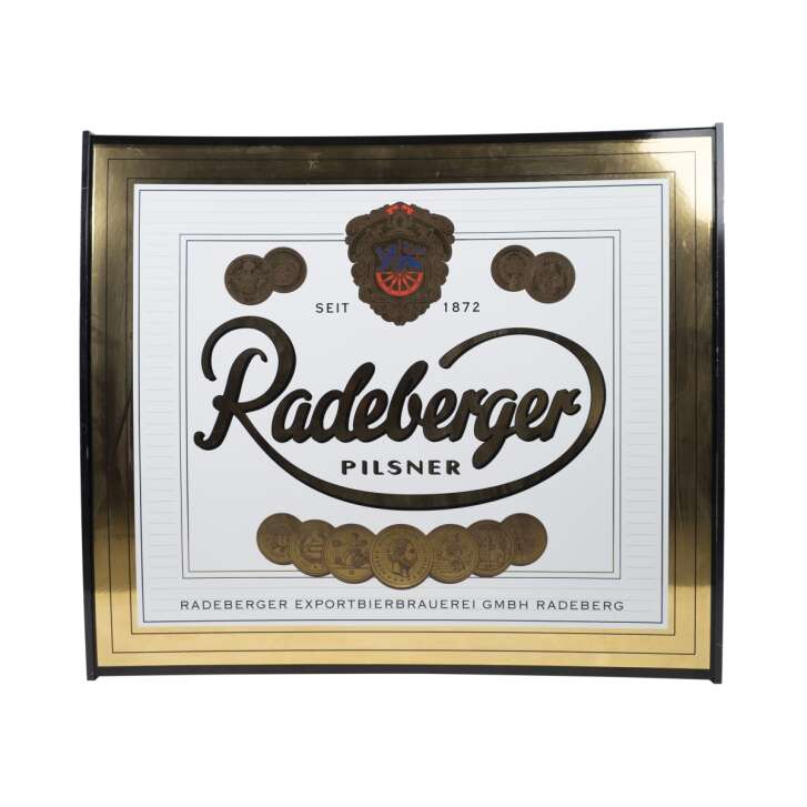 Radeberger Bier Blechschild 70x65cm Outdoor Biergarten Wand Reklame Tafel Bar
