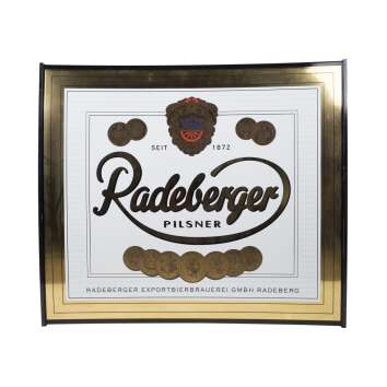 Radeberger Bier Blechschild 70x65cm Outdoor Biergarten...