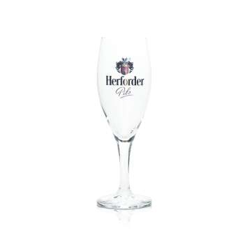 6x Herforder Pils Bier Glas 0,2l Pokal Imperial Sahm...