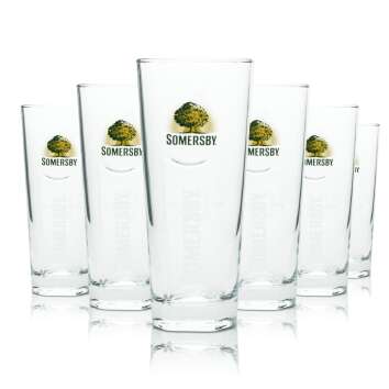 6x Somersby Cider Glas 0,3l Becher Rastal Cocktail Bier...
