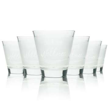 6x Bismarck Quelle Wasser Glas 0,15l Becher Wellness Gastro Gläser Trinkglas Bar