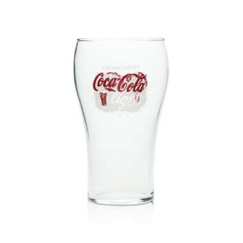 Coca Cola Light Glas 0,2l Becher Retro Sammler Gläser Softdrinks Saft Gastro Bar