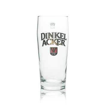 12x Dinkel Acker Bier Glas 0,4l Becher Sahm Willi Pils...