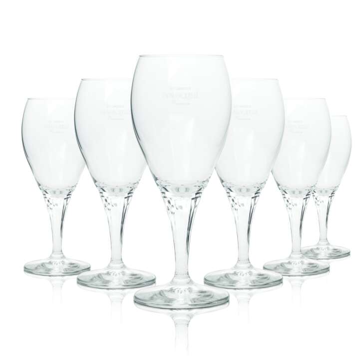 6x Bad Camberger Wasser Glas 0,2l Pokal Taunusquelle Sahm Premium Gläser Gastro