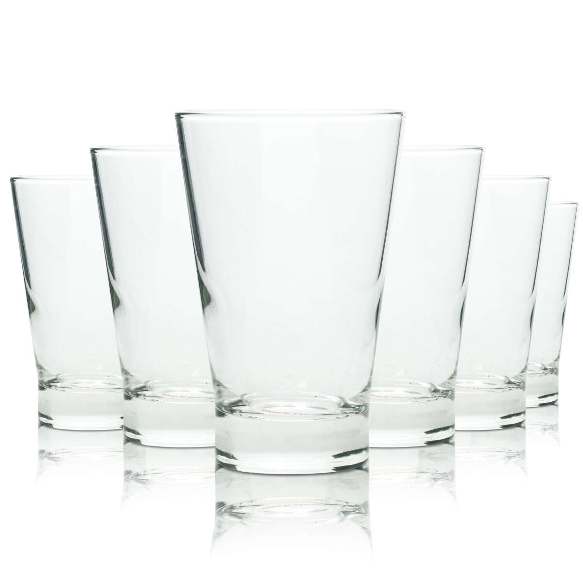 6x Black Forest Wasser Glas 0,2l Tumbler York Gastro Gläser