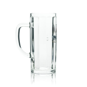 6x Paulaner Bier Glas 0,4l Krug Moldau Seidel Sahm Henkel Gläser Krüge Beer