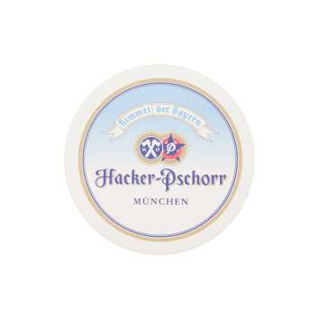 100x Hacker Pschorr Bier Bierdeckel 11cm Glas Untersetzer...
