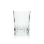 6x Apollinaris Wasser Glas 0,2l Becher Relief Kontur Gläser Kristall Retro Trink