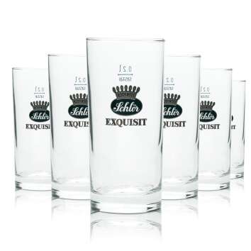 6x Schl&ouml;r Saft Glas 0,2l Becher &quot;Exquisit&quot;...