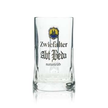 6x Zwiefalter Bier Glas 0,5l Krug Abt Beda naturtr&uuml;b...