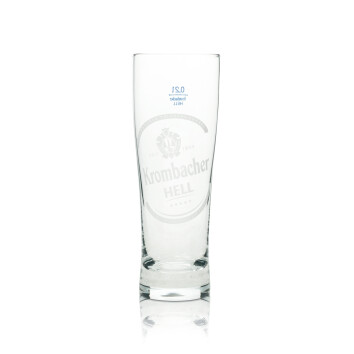6x Krombacher Bier Glas 0,2l Becher Hell Sahm Willi Pils Gläser Brauerei Beer