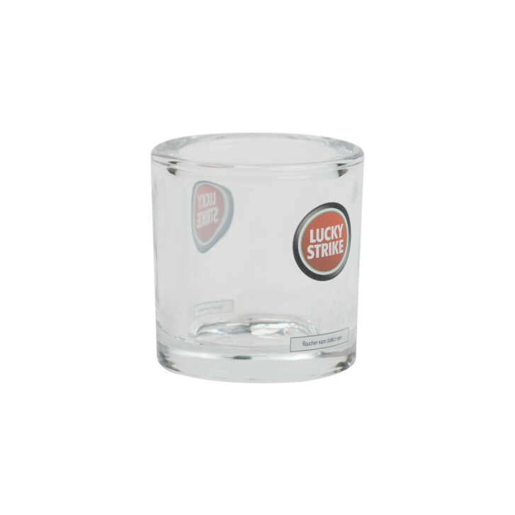 4x Lucky Strike Windlicht Teelicht Kerzen Halter Ständer Gläser Lantern Candle
