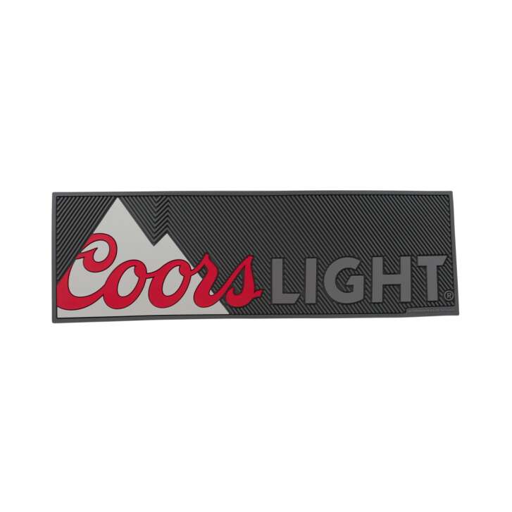 Coors Light Bier Barmatte 50x16cm Runner Gläser Abtropfmatte UK Beer Antirutsch