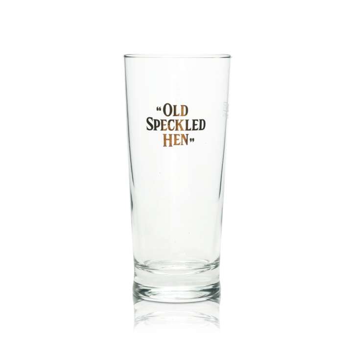 Old Speckled Hen Senator Bier Glas 0,3l Becher 1/2 Pint Beer Gläser UK England
