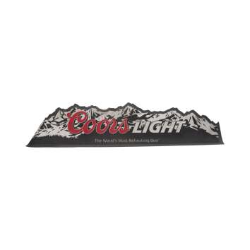 Coors Light Bier Barmatte 88x21cm Alpenform Gläser...