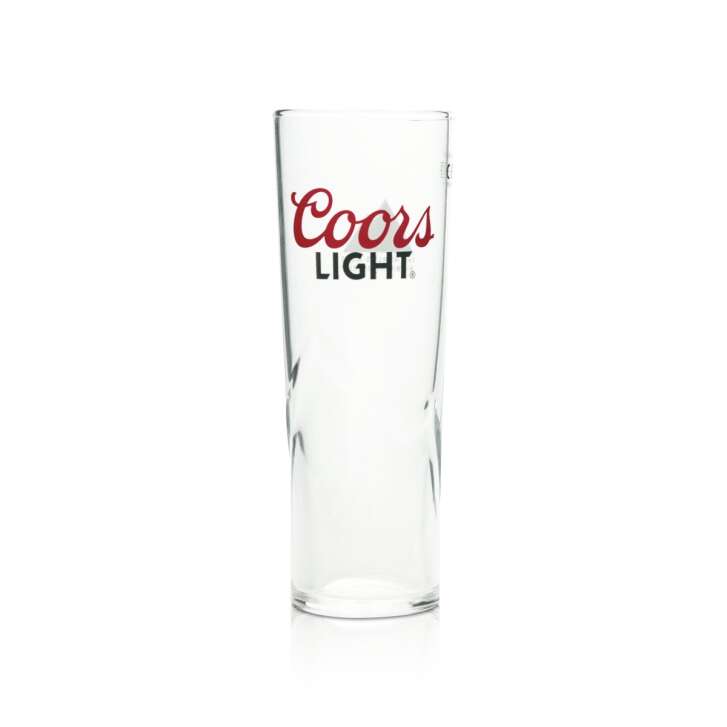 Coors Light Bier Glas 0,3l 1/2 Pint Becher Beer Gläser Tumbler UK England Rar
