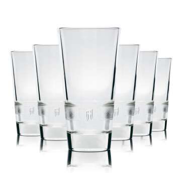 6x Asbach Glas 0,2l Becher Gläser Longdrink Cocktail...