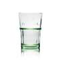 6x Bacardi Rum Glas grün Longdrink stapelbar 36cl