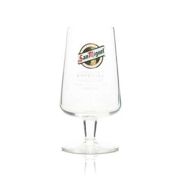 San Miguel Bier Glas 0,3l Pokal "Especial" Alte Version