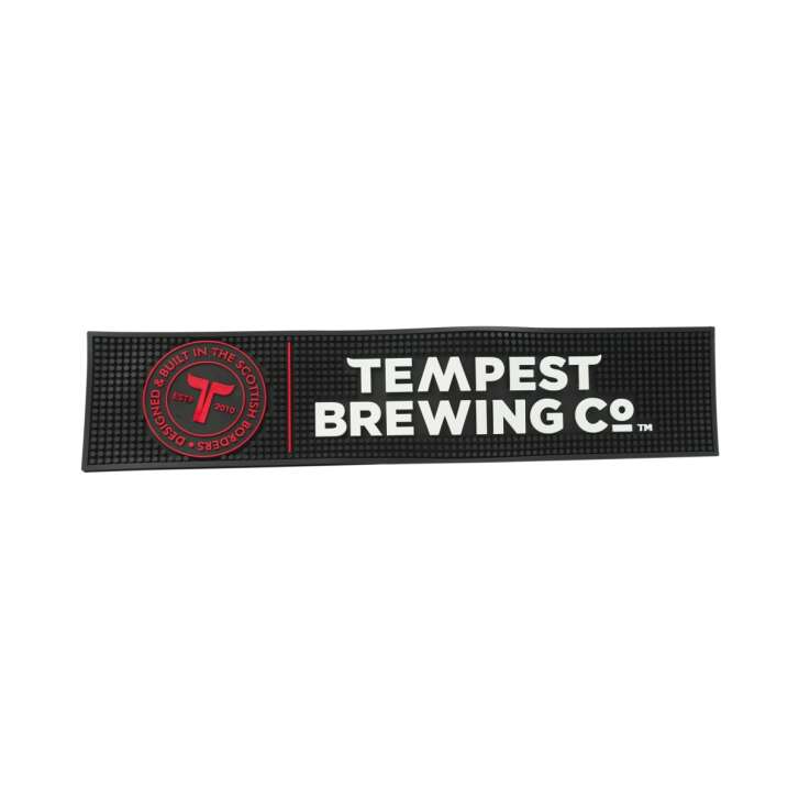 Tempest Brewing Co Bier Barmatte 60x13 Gläser Abtropf Runner Anti Rutsch Matte