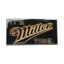 Miller Bier Blechschild 44x23cm "Its Miller Time" Wand Reklame Tafel Nostalgie