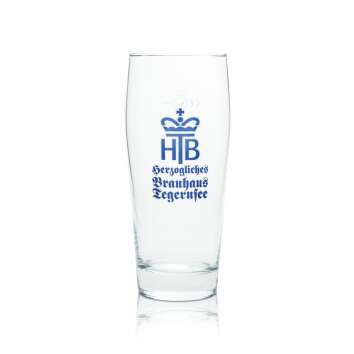 6x Tegernsee Bier Glas 0,5l Willi Becher F. Herb Helles...