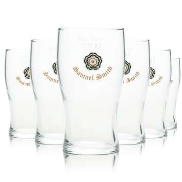 6x Samuel Smith Bier Glas 0,3l Becher 1/2 Pint Craftbeer...
