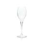 6x Pommery Champagner Glas 0,1l Flöte Sekt Gläser Prosecco Flute Stielglas Bar
