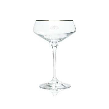 6x Patron Tequila Glas 0,33l Margarita Goldrand Cocktail Schalen Gläser Champus