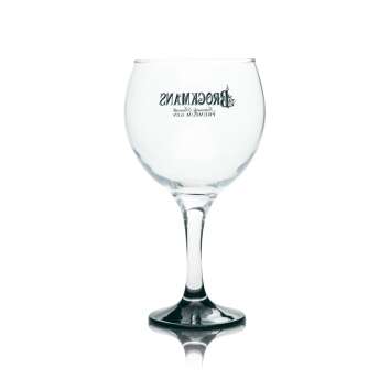 6x Brockmans Gin Glas 60cl Ballonglas Schwarz Gl&auml;ser Tonic Coppa Longdrink Bar