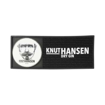 XL Knut Hansen Gin Barmatte Gummi Schwarz 50x20cm Runner...