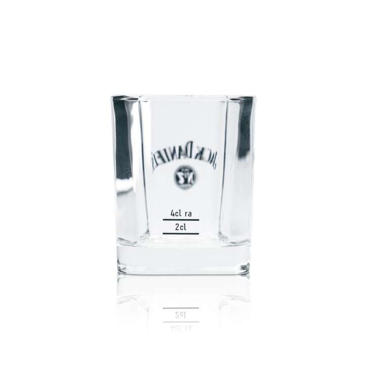 6x Jack Daniels Glas 0,2l Eckige Whiskey Tumbler Gläser Longdrink No. 7 Gastro