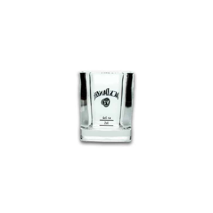6x Jack Daniels Glas 0,2l Eckige Whiskey Tumbler Gläser Longdrink No. 7 Gastro