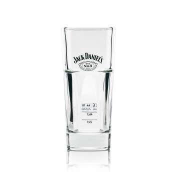 6x Jack Daniels Whiskey Glas Longdrink stapelbar