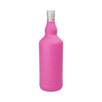 XL Dos Mas Likör Showflasche 1,75l Pink LEER Display Dummy Deko Flasche Bar